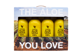 4-Pack Forever Pulpe d’Aloe Vera Nature — 4 × 1 L