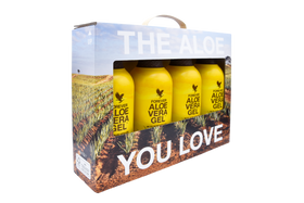 4-Pack Forever Pulpe d’Aloe Vera Nature — 4 × 1 L