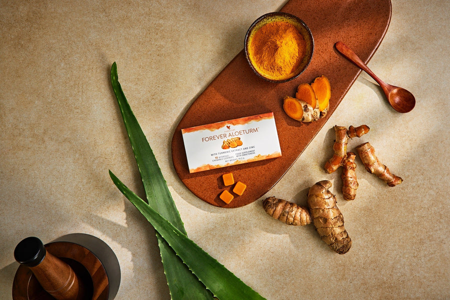 Forever AloeTurm™ — Curcuma, zinc et Aloe Vera