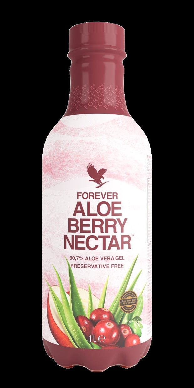 Forever Aloe Berry Nectar — Aloe, pomme et canneberge — 1 L